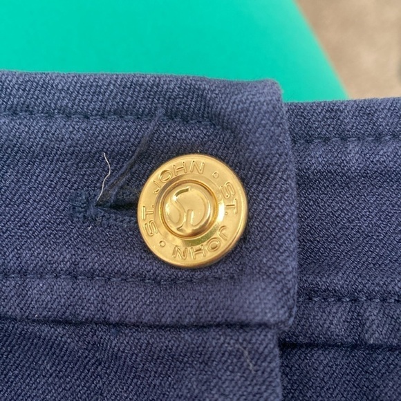 St John Women’s Navy Blue Pant Trouser Sz 14 - Picture 9 of 10